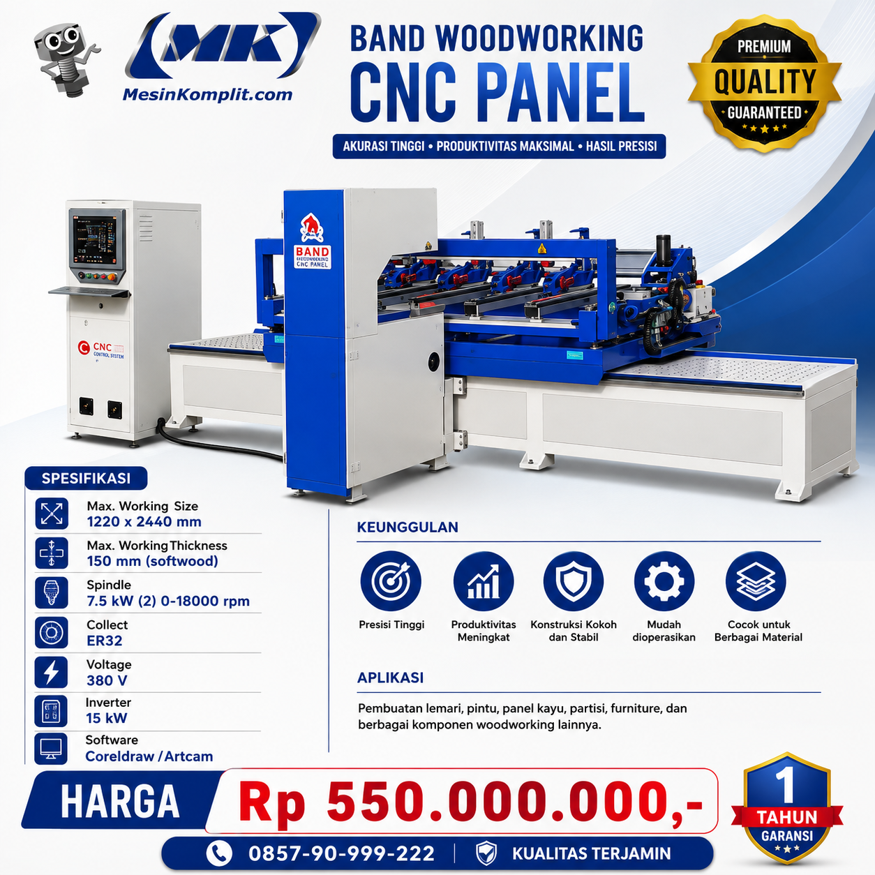 Milling Saw Kayu CNC (MSK...